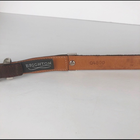 Brighton multicolored pony hair western belt 28 - Picture 11 of 12